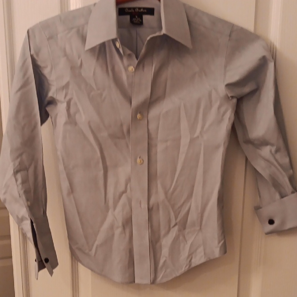 Brooks Brothers Gray Button Down Shirt Classic Style